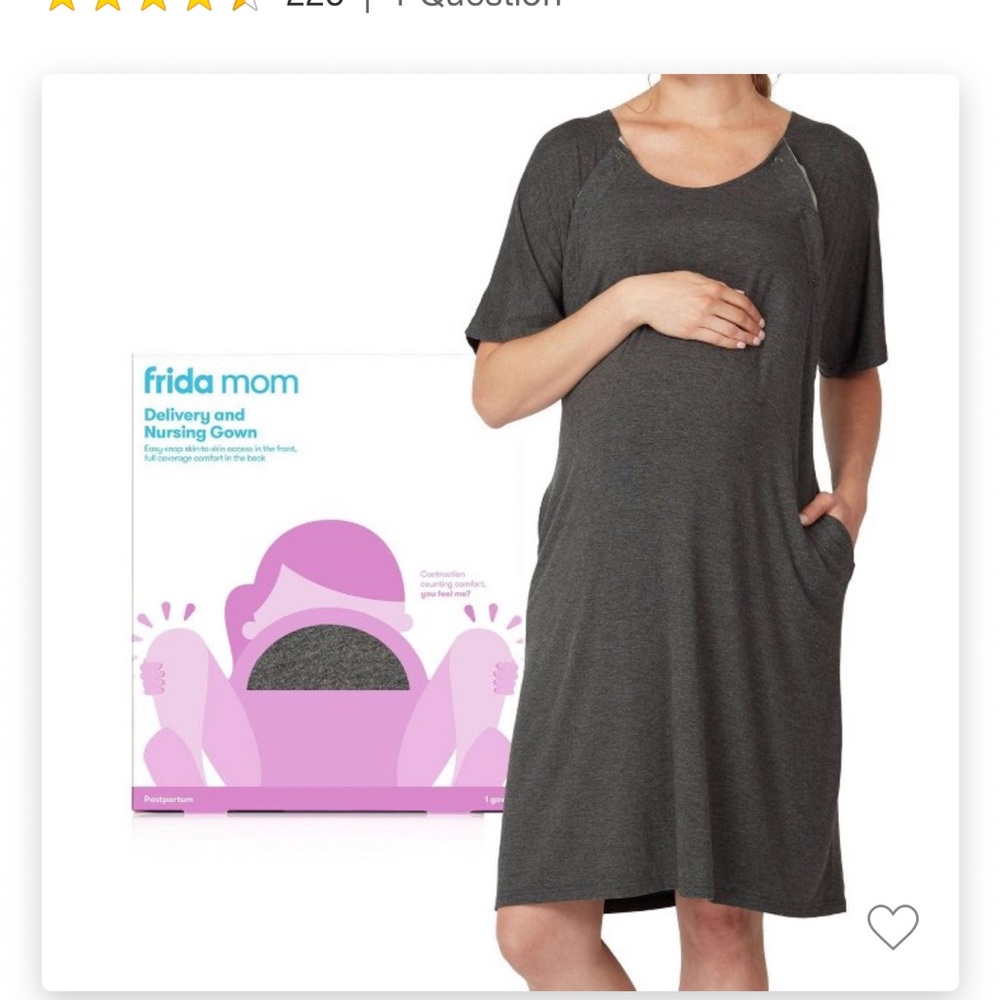 FridaMom hospital gown